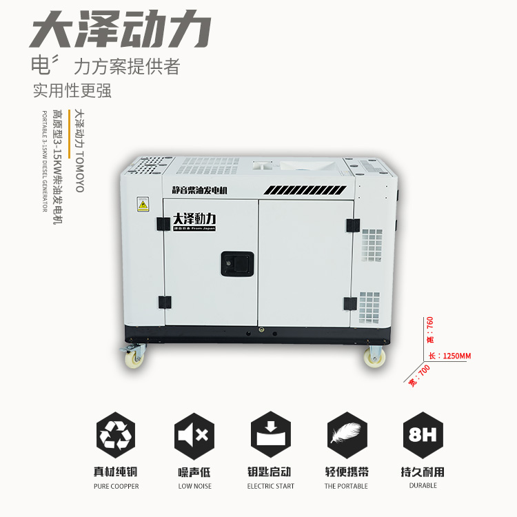 10kw大澤動力柴油發(fā)電機(jī)TO14000ET