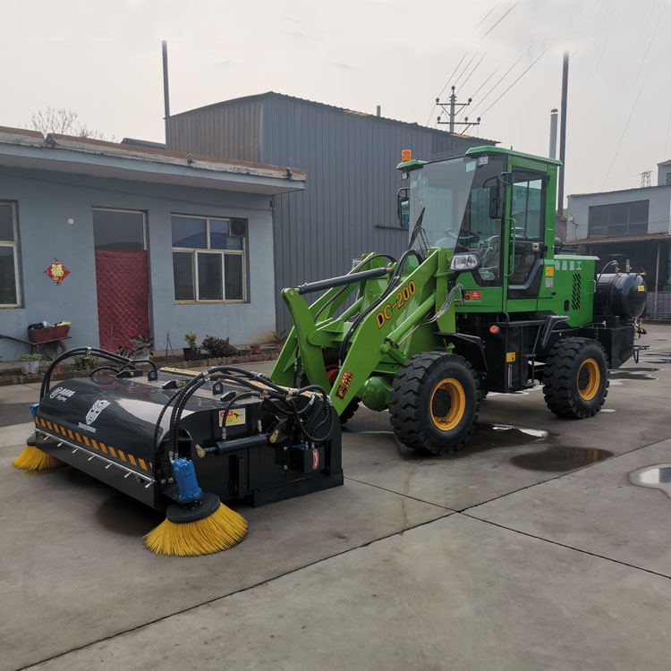 工地清掃車 攪拌站掃地車裝載機(jī)清掃機(jī) 裝載機(jī)改裝清掃器