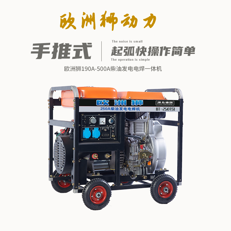 歐洲獅BT-250TSI管道焊接250A柴油發(fā)電電焊機(jī)一體機(jī)