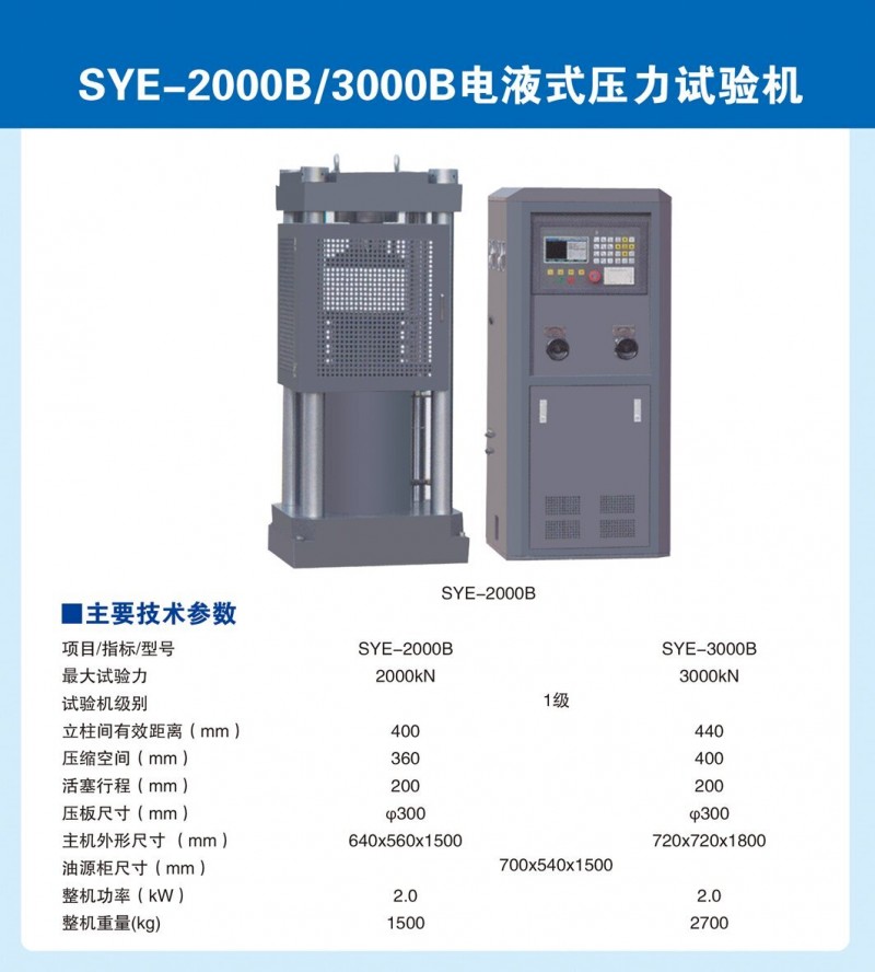 電液式壓力試驗(yàn)機(jī)